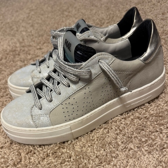 P448 Thea EU Waterfall You Can Surf Later” Sneaker For Women Sz 39 (8.5/9) - Picture 1 of 12